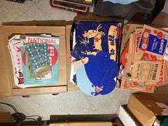 Salzer Lumber Company Signs, Christmas Decor, & Gambles Hardware Store Advertising