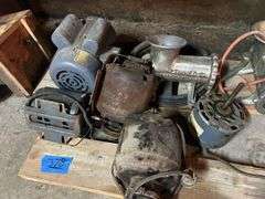 Electric Motors & Two Meat Grinders