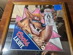 Coors Light Beer Wolf Mirror