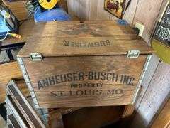 Wooden Budweiser Box