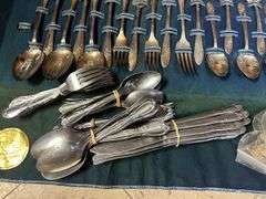 Silver Plate, Stainless & Other Flatware