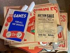 Salzer Lumber Company Signs, Christmas Decor, & Gambles Hardware Store Advertising