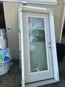 New 36” Therma Tru Door With Full Window