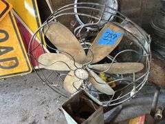 Victor Fan, Car Parts, Horns, & Griswold Stove (Broken)