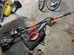 Blower Vac, Trimmer, & Electric Pole Saw