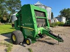 2007 JD 568 Round Baler Megawide Pickup - Net Wrap & Twine