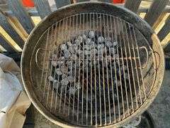 Two Weber Charcoal Grills
