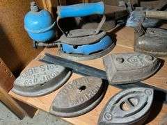 Collection of Irons & One Fuel Can