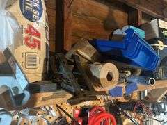 Items on Shelf & Pegboard Contents
