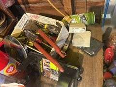 Contents of Shelf - Screwdrivers, Tools, Automotive Fluids, Magnets, & More