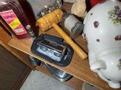 Pocket Watch, Ceramic Pig Figure, Alarm Clocks, Pencil Sharpener, Garbage Can, & More