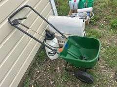 Fertilizer Spreader, Yard Sprayer, Mailbox, & Critter Caddy