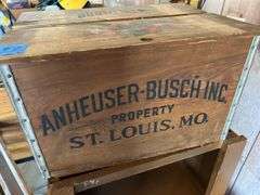 Wooden Budweiser Box