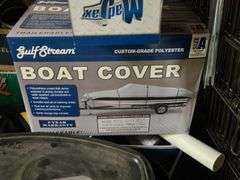Boat Cover, Plumbing Supplies, & Light Fixture