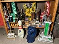 Collection of Bowling Trophies & Related Items