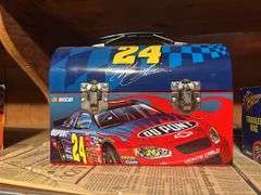 Collectible Jeff Gordon Items - Thermometer, Lunch Box, Vehicles