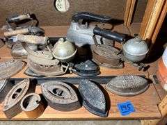 Collection of Irons & One Fuel Can