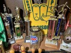Collection of Bowling Trophies & Related Items