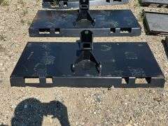 Receiver hitch plate