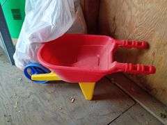 Metal Shelf with Contents