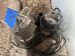 Group of Four Submersible Sump Pumps