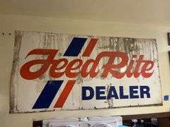 Metal Feed Rite Dealer Sign