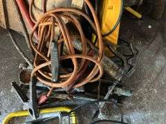 Shop Lights, Big Bertha Burner, Handyman Jack, Floor Jack, Jumper Cables, & Creeper