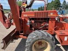 Ditch Witch 7610 4x4 Trencher W/Backhoe, Cable plow & Backfill Blade
