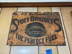 Stott Briquets Sign
