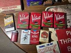 Table Top Full of Smoking & Tobacco Related Items