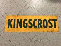 Metal Kingscrost Sign