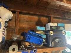 Items on Shelf & Pegboard Contents