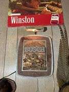 Busch, Winston, Coors, Marlboro, etc Signs, Skull, Paul's Belt, Norwegian Chain Saw