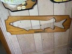 Collection of Talking Fish, Confederate Flag, Electric Silvertrol Motor, Wall Hangings