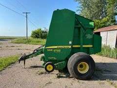2007 JD 568 Round Baler Megawide Pickup - Net Wrap & Twine