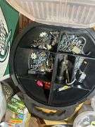 Contents of Tabletop - Tools, Wrenches, Painting Supplies, Fixtures, Copper Fittings, & Map Pro Gas