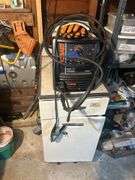 Hobart Handler 140 Wire Feed Welder with Accessories & Metal Cabinet