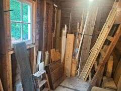 Collection of Wood Pieces, Small Step Ladder, & Drawer
