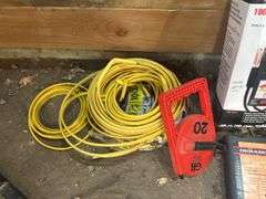 Romex 12/2 Wire, HVLP Spray Gun, Reel Of Cable, SAE Socket Set, & Battery Load Tester