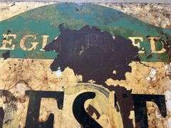 Texaco Registered Rest Room Sign
