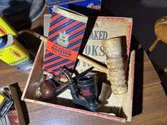Table Top Full of Smoking & Tobacco Related Items