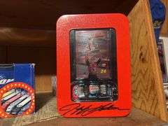 Collectible Jeff Gordon Items - Thermometer, Lunch Box, Vehicles