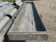 4 Wood Feed Bunks