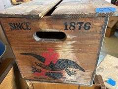 Wooden Budweiser Box