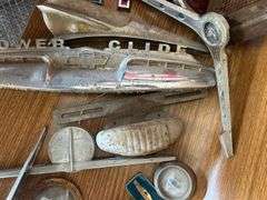 Collection Of Vehicle Emblems, Lights, & Related Items