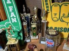 Collection of Bowling Trophies & Related Items