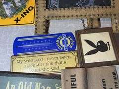 Collection Of Signs - Some Metal, Some Wood