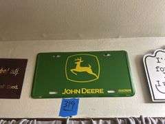 Hangry Signs & John Deere License Plate