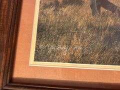 Small Horse Collar Mirror / Clock & A Jim Daly Print