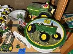 John Deere Canisters, Coffee Cups, Collector Plates, Cookie Jar, Figurines, & More